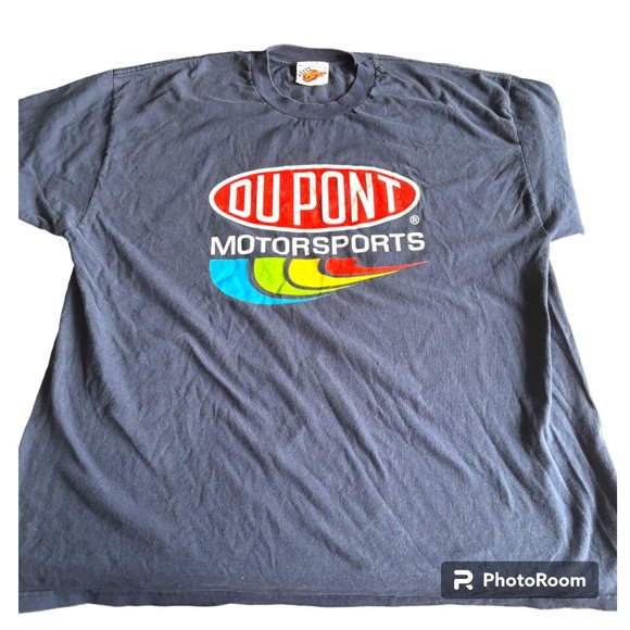 Vintage 2002 NASCAR Jeff Gordon Dupont Racing Double Sided T-shirt Men's sz XXL - Picture 10 of 12